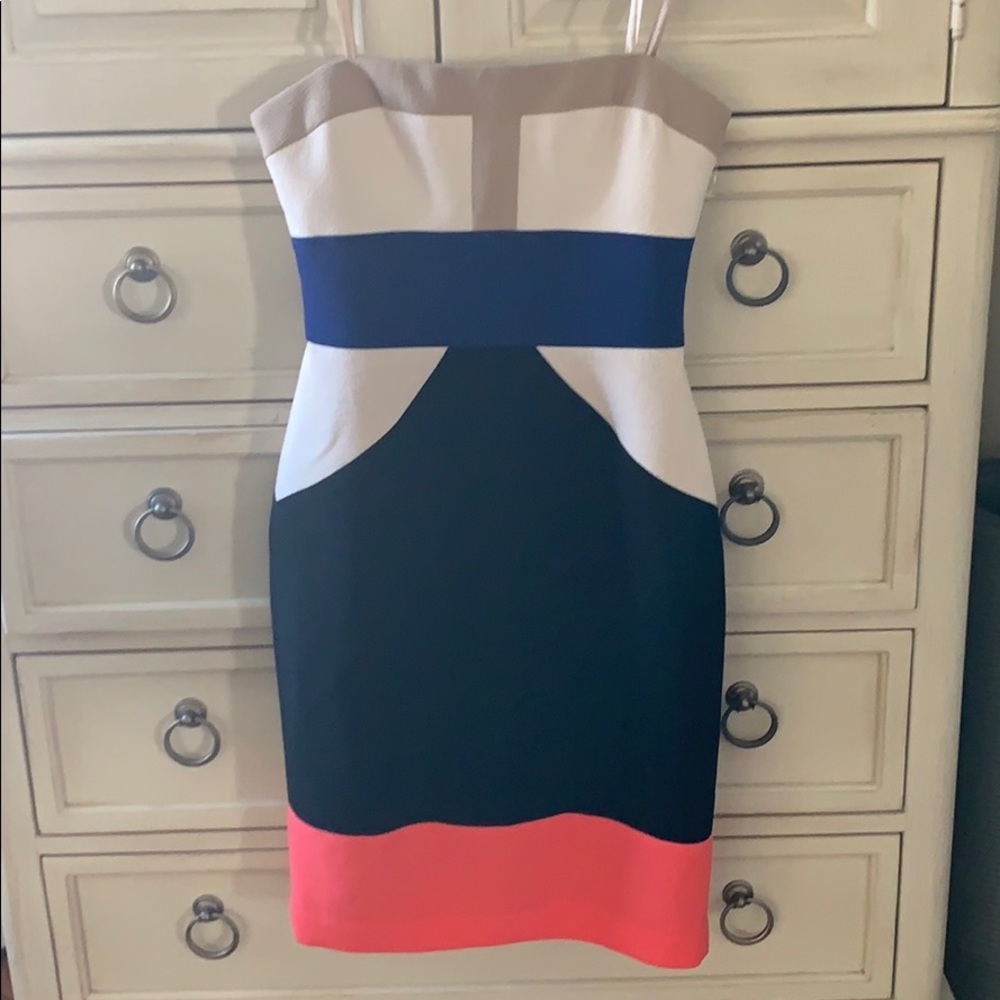 Designer Strapless Cocktail Dress, TAGS STILL ON